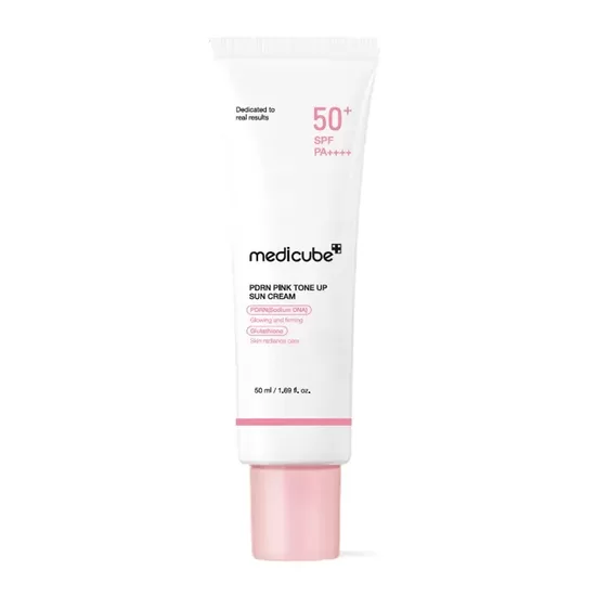 Medicube – PDRN Pink Tone Up Sun Cream SPF 50+ saules aizsargkrēms, 50ml