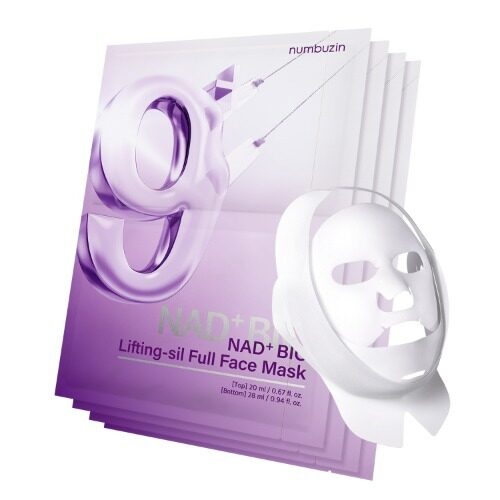 Numbuzin – No.9 NAD+ BIO Lifting-sil sejas un kakla maska, 1gab.