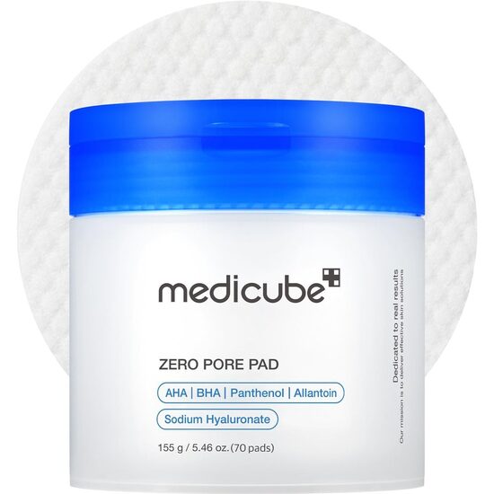 Medicube – Zero Pore Pad 2.0 poru attīroši tonera spilventiņi, 70 gab.